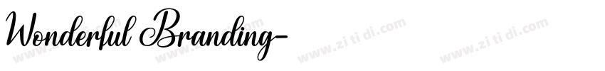 Wonderful Branding字体转换